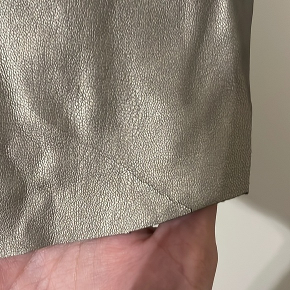 Zara Metallic Gold Camisole with Black Accents Size S - Picture 6 of 10